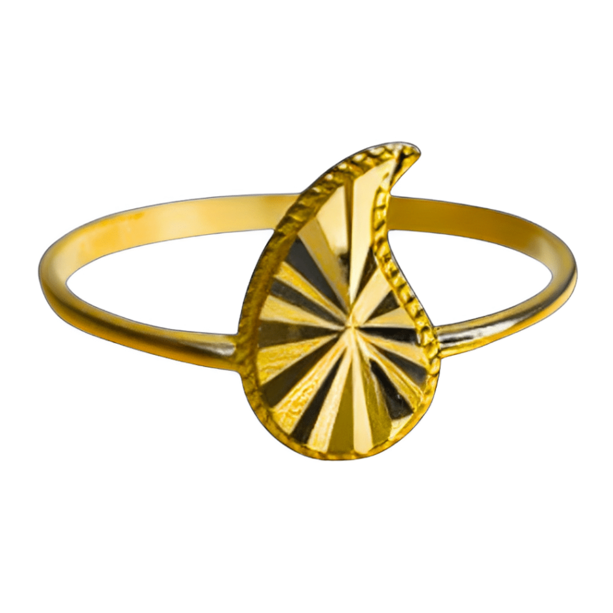 انگشتر طلا 18 عیار زنانه نوا گلد طرح مینیمال مدل حانیه 27460 سایز 54-1.12