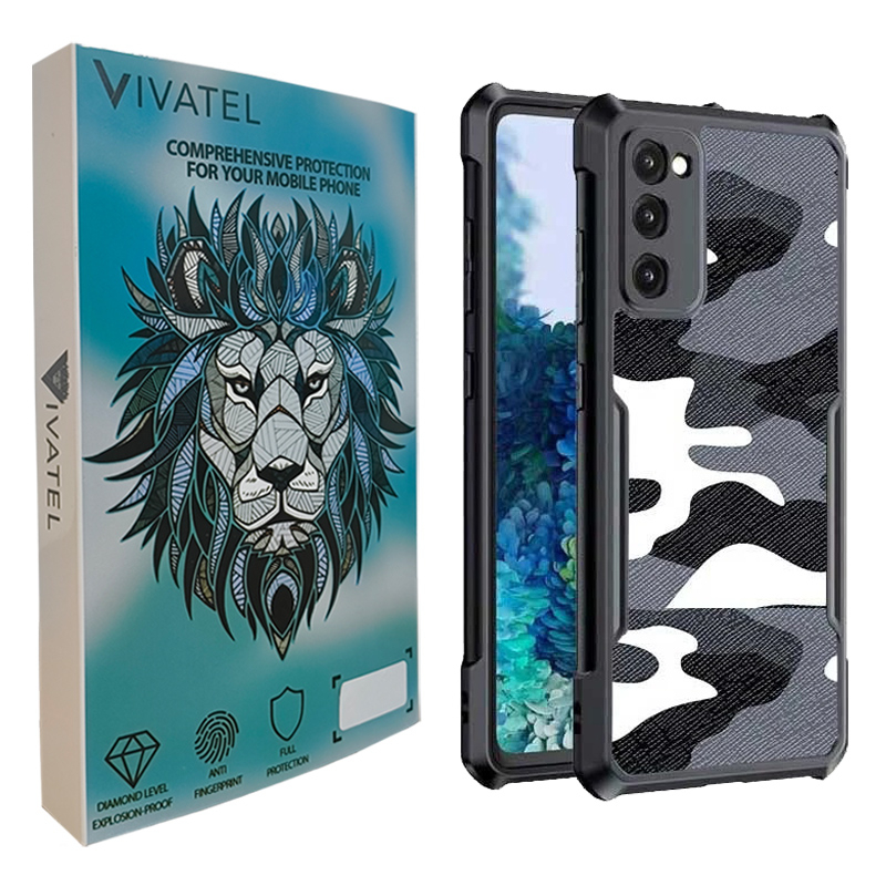 کاور گوشی سامسونگ Galaxy S21 FE ویواتل مدل XUNOD Camo 