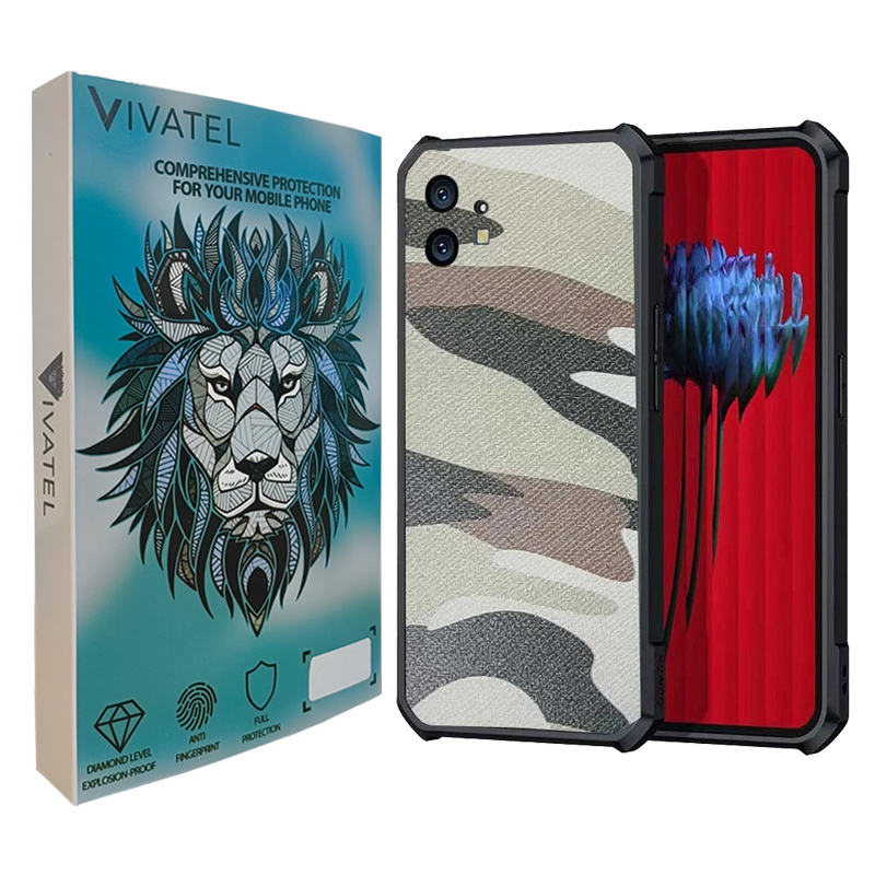 کاور گوشی ناتینگ 1 ویواتل مدل XUNOD Camo کاور گوشی ناتینگ 1 ویواتل مدل XUNOD Camo