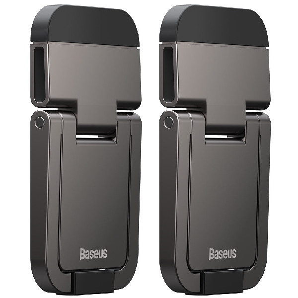 پایه نگهدارنده لپ تاپ باسئوس مدل Baseus Slim Laptop Kickstand 2pcs Grey- LUZC000013