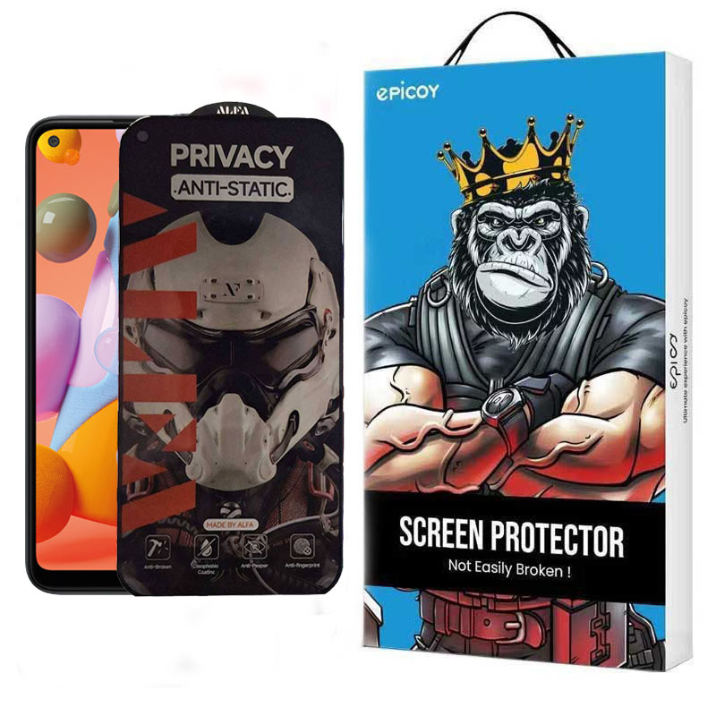 محافظ صفحه نمایش حریم شخصی اپیکوی مدل Alpha مناسب برای گوشی موبایل سامسونگ Galaxy A11 / M11