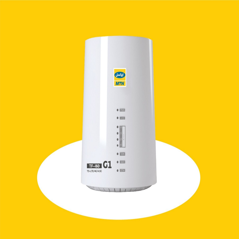 مودم روتر بی سیم 4G LTE ایرانسل مدل TF-I60 G1 به همراه سیم کارت 330 گیگابایتی Wenex