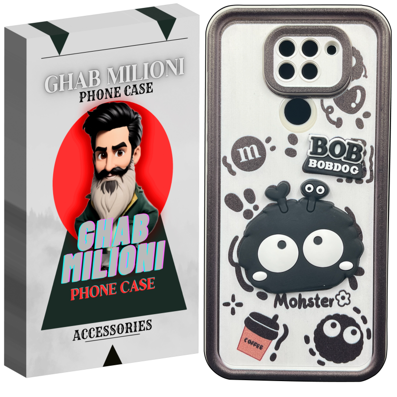 کاور قاب میلیونی مدل BOBDOG-MW مناسب برای گوشی موبایل شیائومی REDMI NOTE 9 به همراه بند آویز