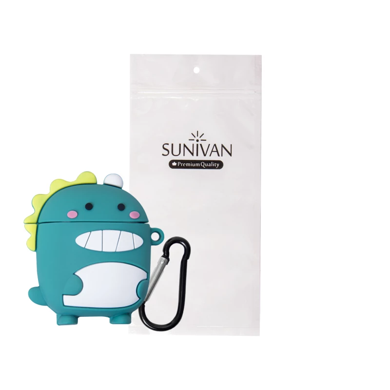 کاور کیس اپل ایرپاد پرو سانیوان مدل عروسکی فانتزی طرح دایناسور-سبز