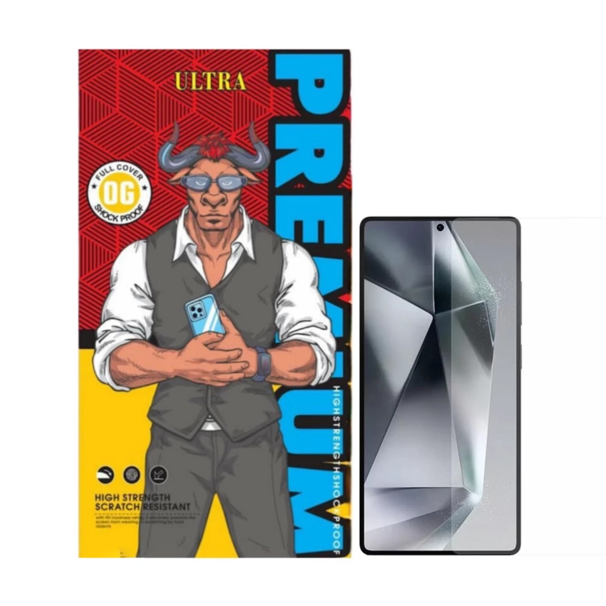 محافظ صفحه نمایش گوشی سامسونگ Galaxy S25 Ultra اولترا مدل بدون حاشیه Transparent -بی رنگ شفاف