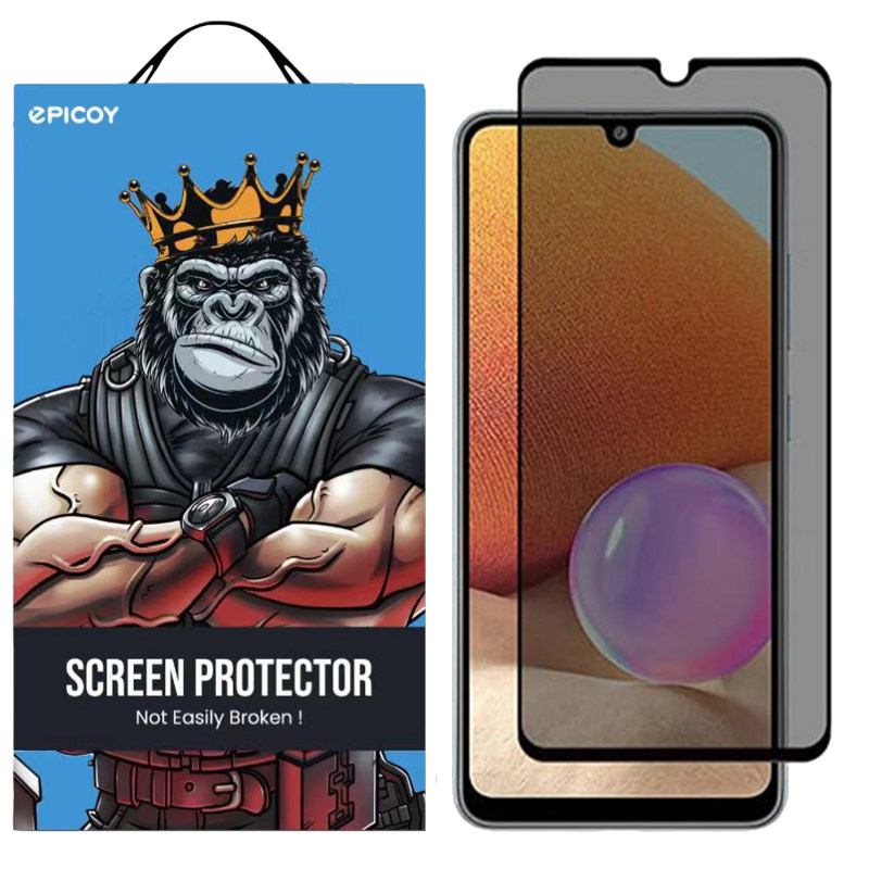 گلس گوشی سامسونگ Galaxy A33 /A32 4G/A31/A30S/A22 4G/A30/A50/A50s/A40s/A20/M32 4G/M30S/M30s/F41/F22 اپیکوی مدل حریم شخصی