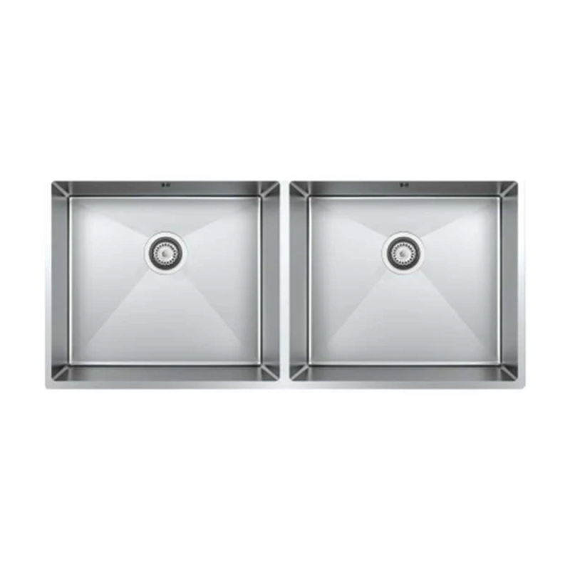 سینک ظرفشویی استیل توکار دو لگنه کن مدل BCN 88