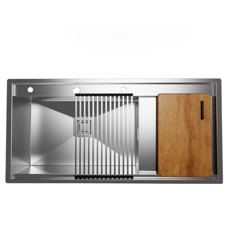 سینک ظرفشویی استیل توکار یک لگنه کن مدل BCN305