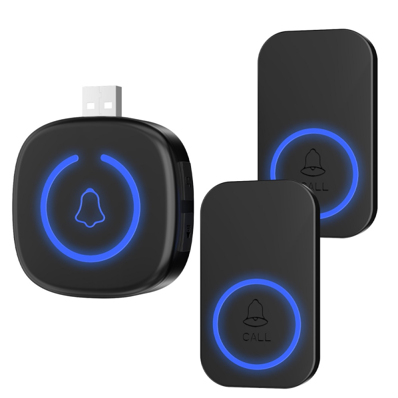 زنگ بی سیم مدل هوشمند درب کد ZA2 به همراه دو شستی