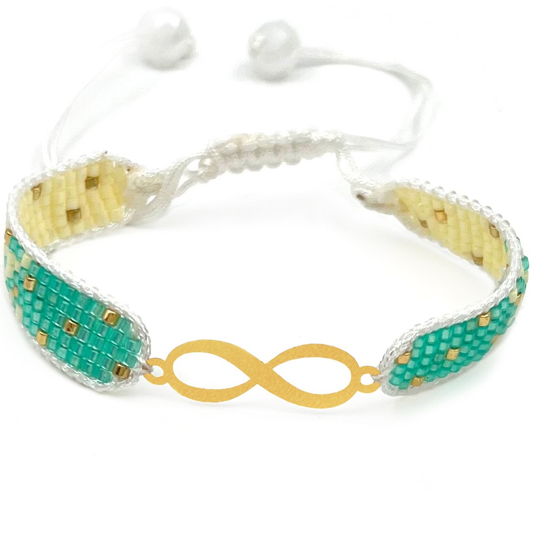 دستنبد طلا زنانه با پلاک طلا میوکی دیانا گالری کد11002