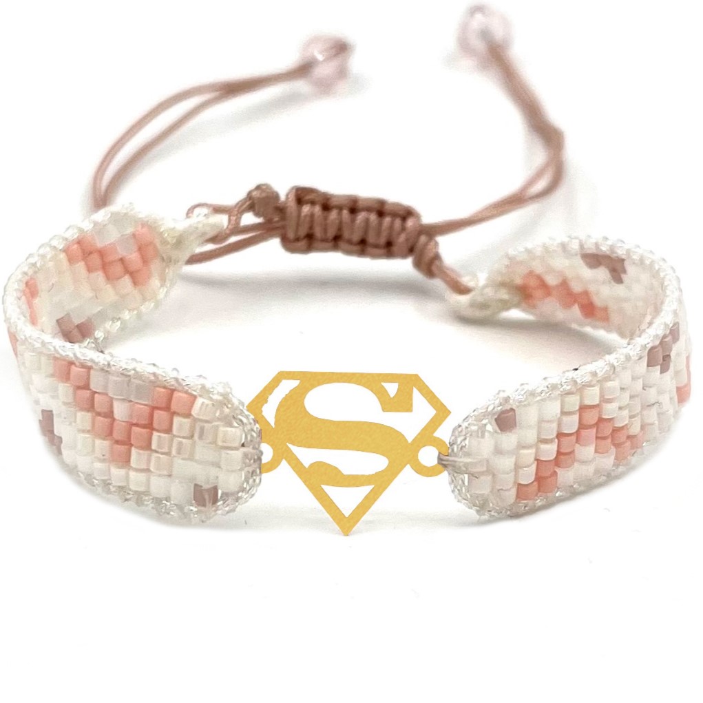 دستنبد طلا زنانه با پلاک طلا میوکی دیانا گالری کد08035