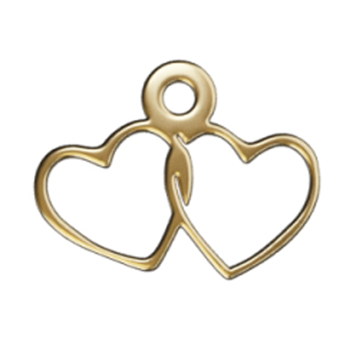 آویز طلا زنانه مدوپد مدل دو کد kc18887-0.40