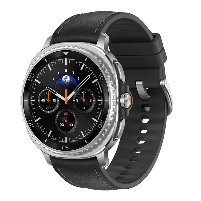 ساعت هوشمند 46 میلی متری سامسونگ مدل Galaxy Watch 8 Classic با بند چرمی-سفید