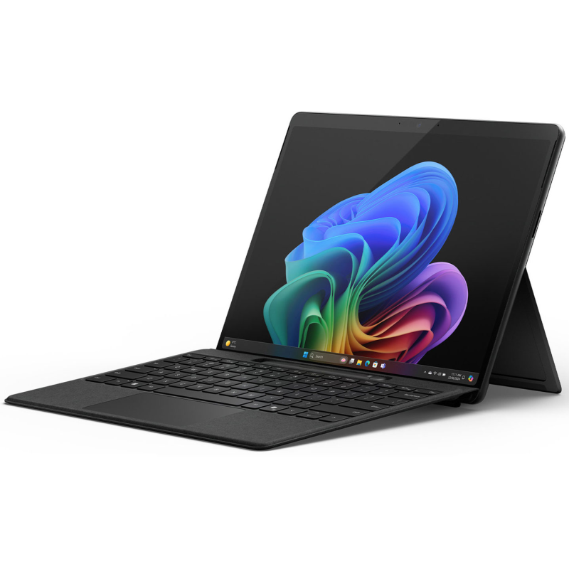 تبلت مایکروسافت 13 اینچی مدل Surface Pro 11-Snapdragon X Elite OLED ظرفیت 512 گیگابایت و رم 16 گیگابایت به همراه کیبورد Surface Pro Copilot