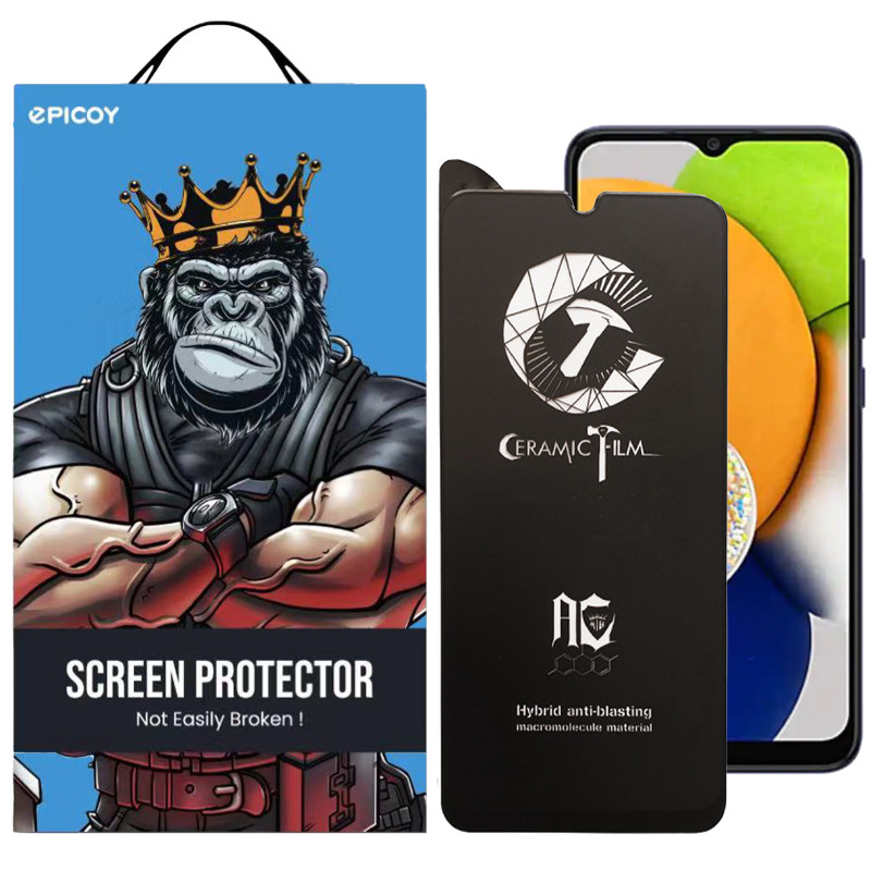 محافظ صفحه نمایش گوشی سامسونگ Galaxy A03s/A03/A03 Core/A02s/A02/F02s/M02/F12/F23/M02s/M33 5G/M23/F23 5G/M13 4G/F13 4G اپیکوی مات سرامیکی مدل CR7-M