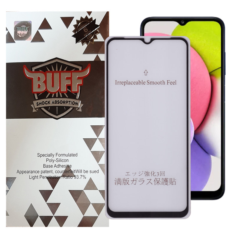 گلس گوشی سامسونگ Galaxy A03s/A03/A02s/A02/F02s/M02/M02s بوف مات 5D مدل 5D-Matte-G