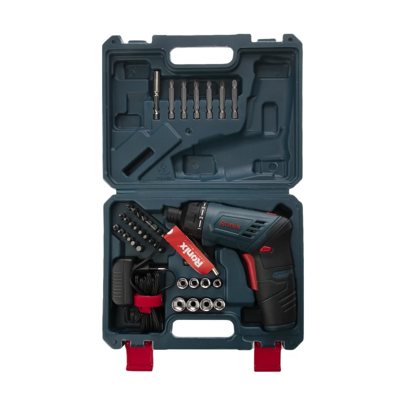 پیچ گوشتی شارژی رونیکس کد 8530-چند رنگ پیچ گوشتی شارژی رونیکس کد 8530-چند رنگ