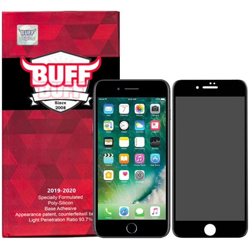 گلس گوشی اپل iPhone 8  بوف حریم شخصی مدل F33-مشکی