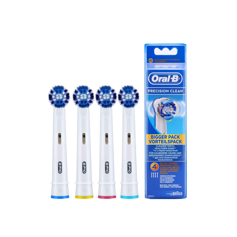 سری یدک مسواک برقی اورال-بی مدل PRECISION CLEAN بسته 4 عددی سری یدک مسواک برقی اورال-بی مدل PRECISION CLEAN بسته 4 عددی