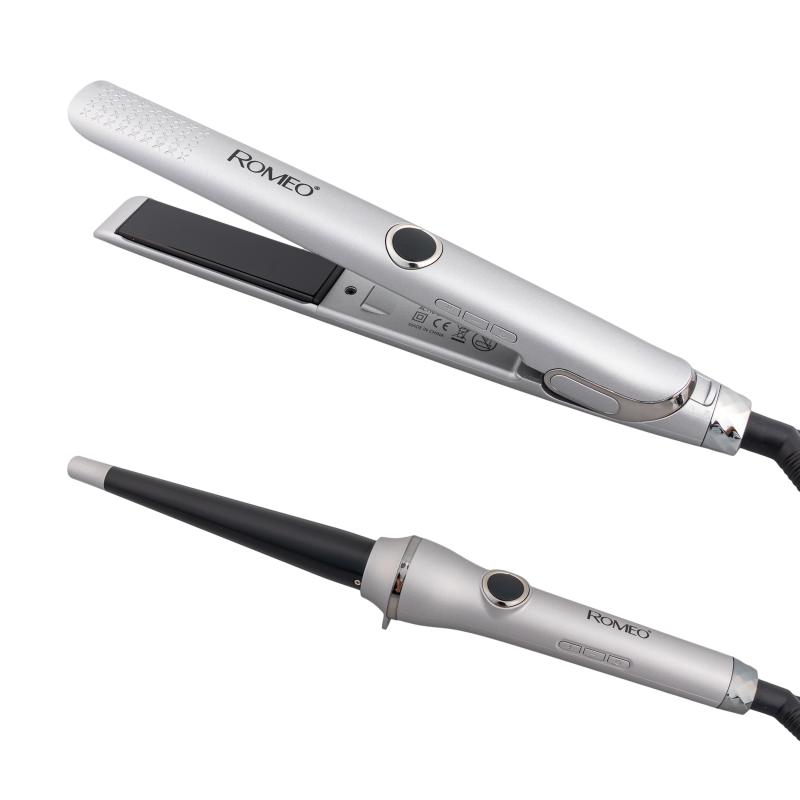 اتو و حالت دهنده ی مو حرفه ای رومئو مدل RM-5555 به همراه فر کننده مو