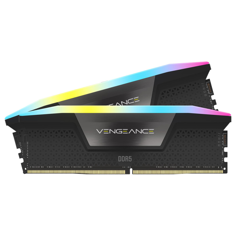 رم دسکتاپ DDR5 دو کاناله 6600 مگاهرتز CL38 کورسیر مدل VENGEANCE RGB ظرفیت 32 گیگابایت