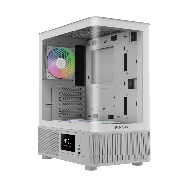 کیس کامپیوتر گیمینگ گیم دیاس مدل ATLAS E2 CG WH