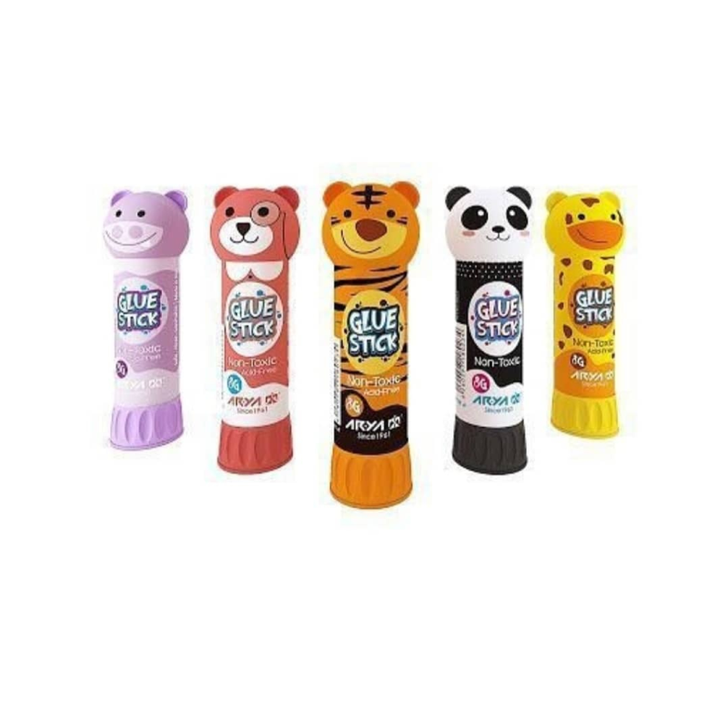 چسب ماتیکی آریا مدل عروسکی مجموعه 4 عددی چسب ماتیکی آریا مدل عروسکی مجموعه 4 عددی