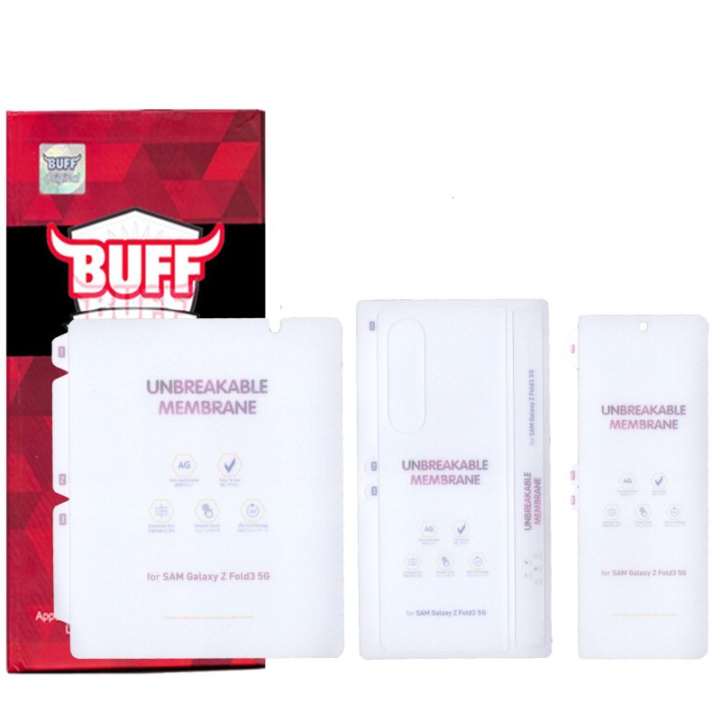 محافظ صفحه نمایش و پشت گوشی سامسونگ گلکسی Z Fold3 بوف مدل HgM15