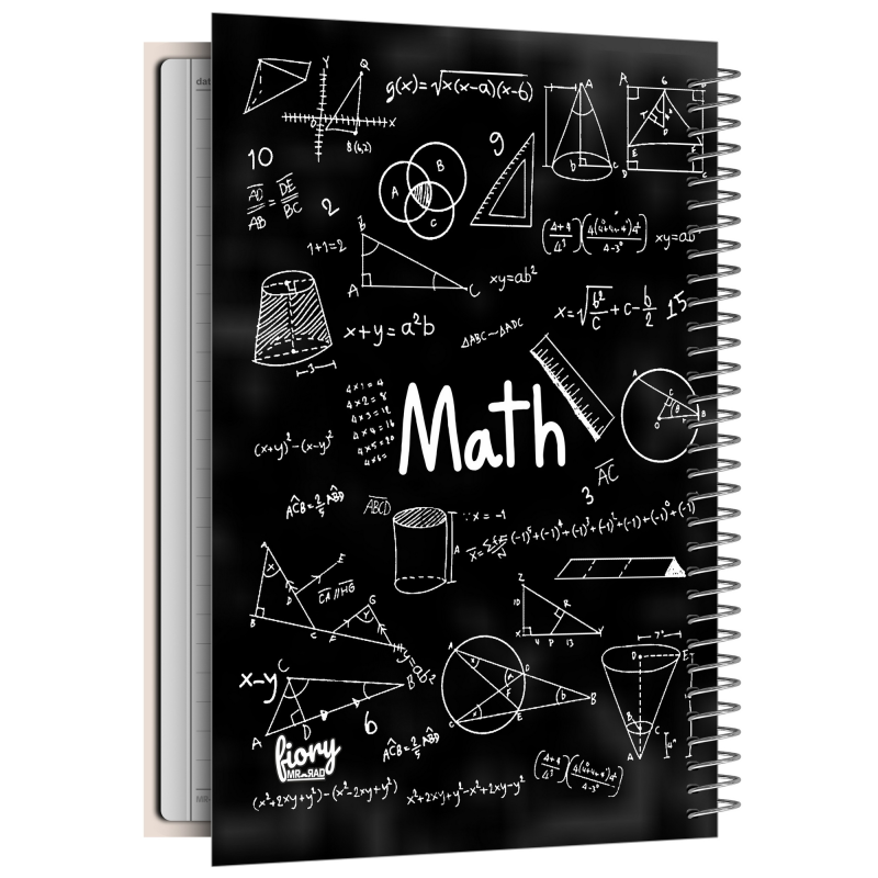 دفتر مشق 100 برگ مستر راد طرح ریاضی مدل گویا کد fiory 2174