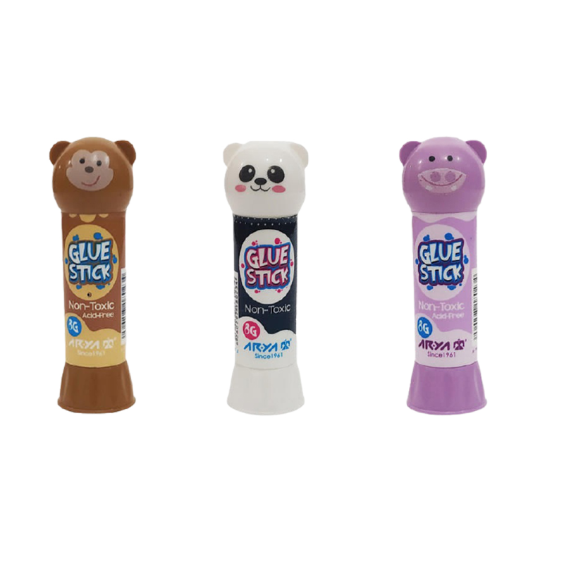 چسب ماتیکی آریا مدل عروسکی مجموعه 3 عددی چسب ماتیکی آریا مدل عروسکی مجموعه 3 عددی