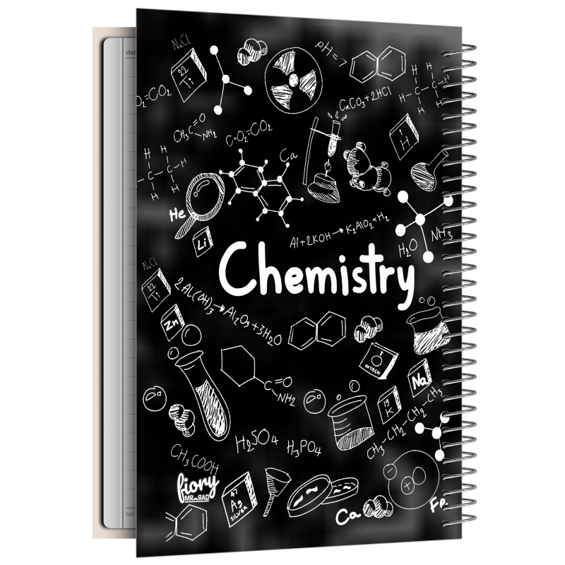 دفتر مشق 100 برگ مستر راد طرح شیمی مدل تحصیلی کد fiory 2175