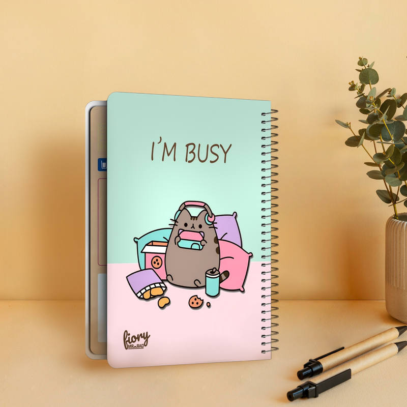 دفتر برنامه ریزی مستر راد طرح کرافت مدل گربه کیوت فانتزی کد fiory 1930