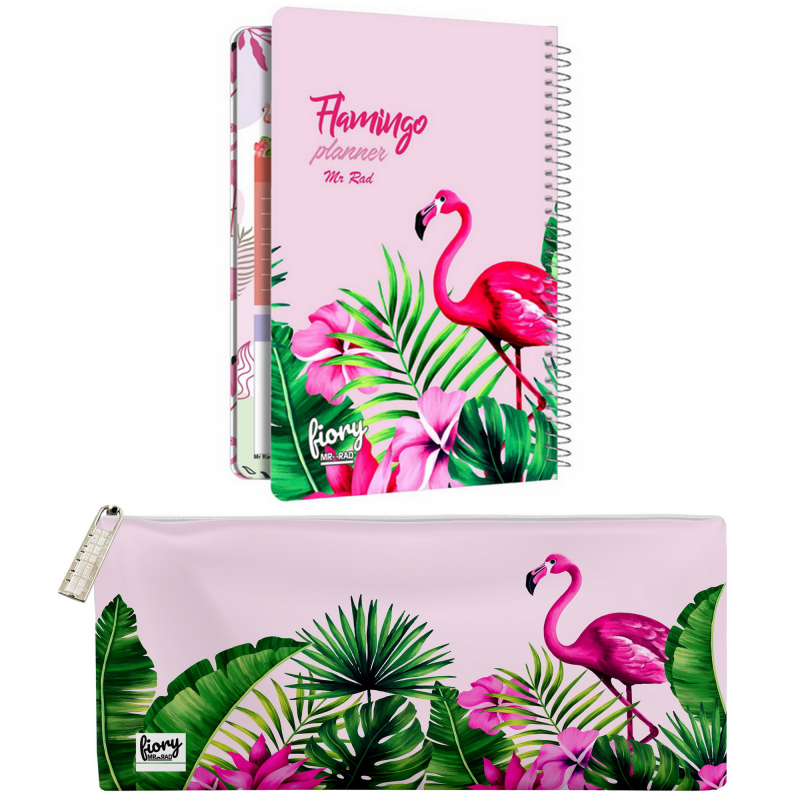 دفتر برنامه ریزی مستر راد طرح فلامینگو مدل روزانه کد fiory 2093 به همراه جامدادی