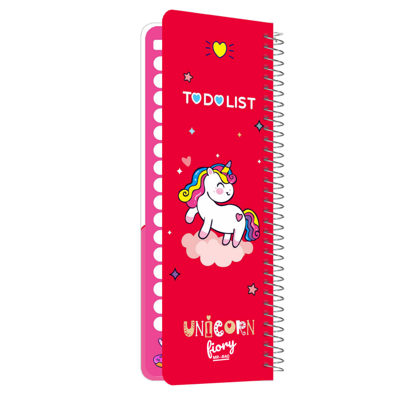 دفترچه یادداشت مستر راد مدل to do list طرح یونیکورن کد unicorn 1577