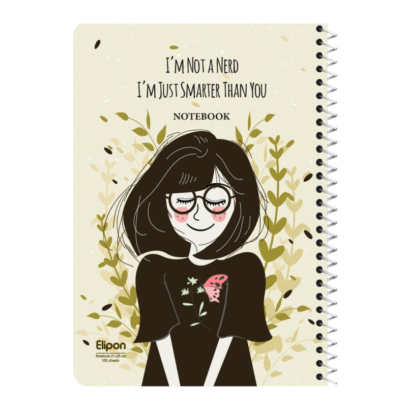 دفتر مشق 100 برگ الیپون کد 2411598