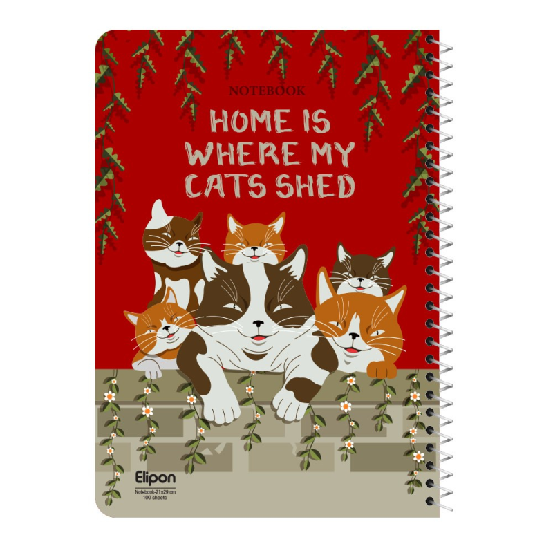 دفتر مشق 100 برگ الیپون کد 2411596