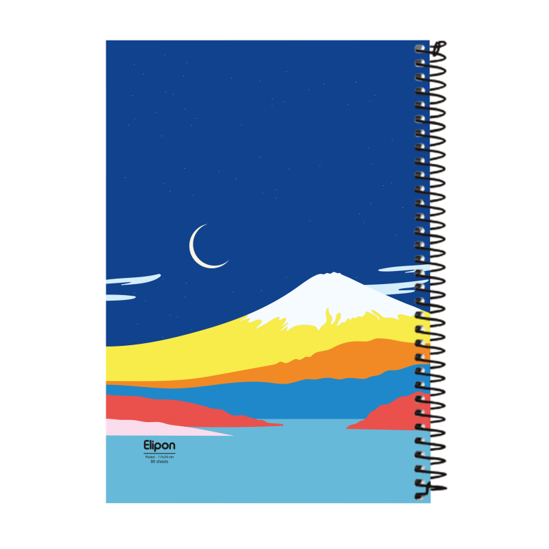 دفتر مشق 80 برگ الیپون کد 2311558