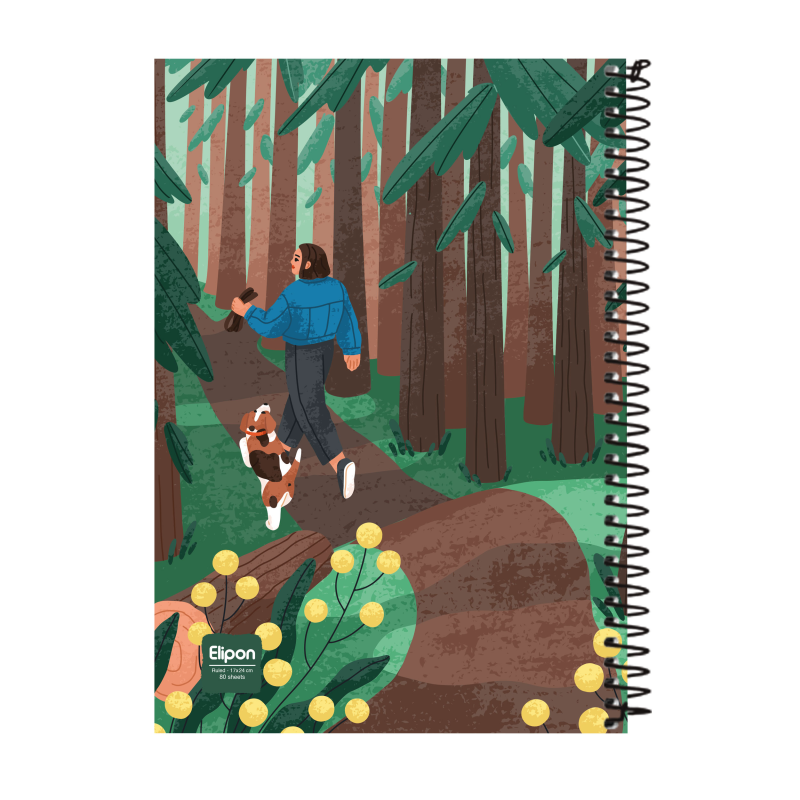 دفتر مشق 80 برگ الیپون کد 2311551