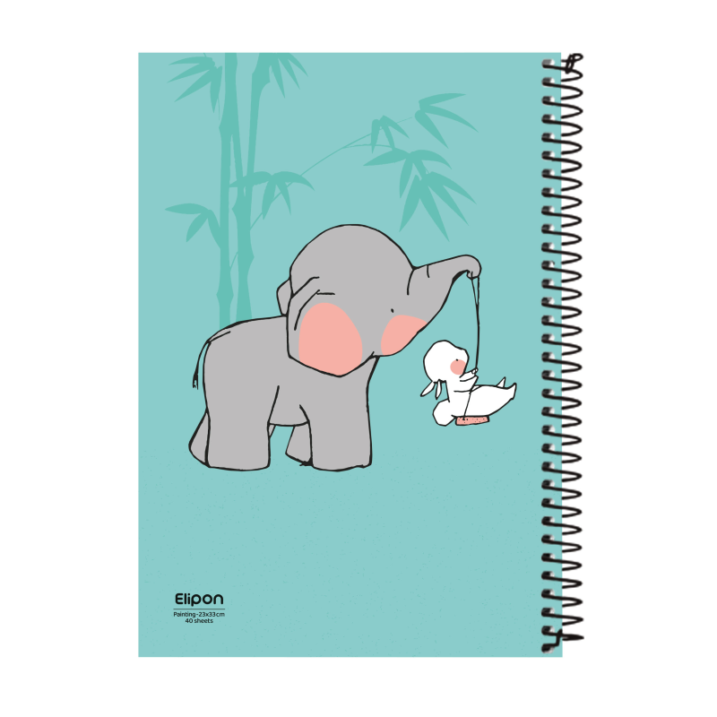 دفتر نقاشی 40 برگ الیپون کد 2531575