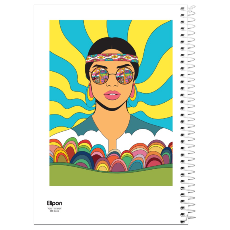 دفتر مشق 200 برگ الیپون کد 2511482