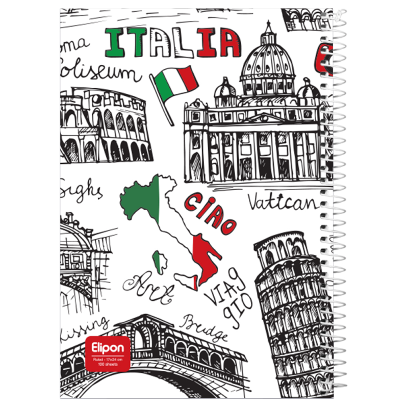  دفتر مشق 100 برگ الیپون کد 2421290