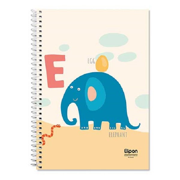 دفتر زبان 40 برگ الیپون کد 2901337