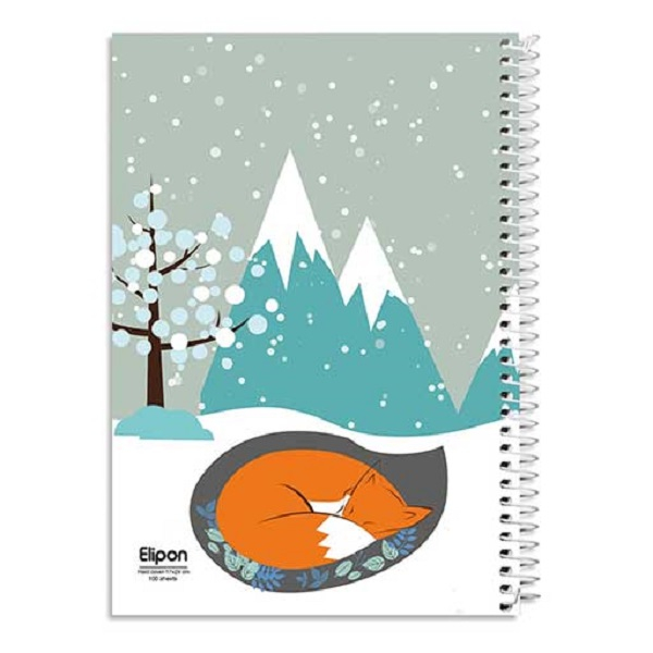 دفتر مشق 100 برگ الیپون کد 2791287