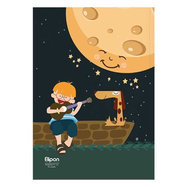 دفتر مشق 40 برگ الیپون با کد 2921227