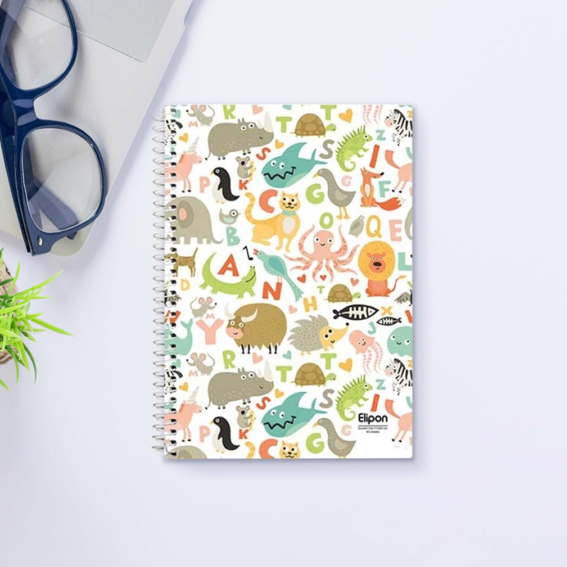 دفتر زبان 40 برگ الیپون کد 2901340