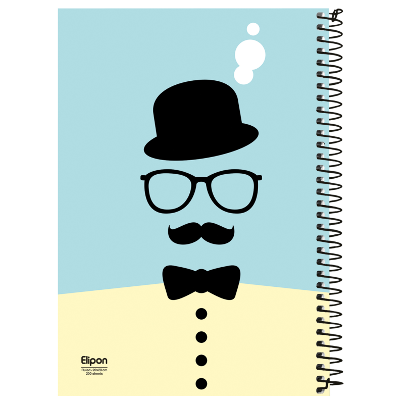 دفتر مشق 200 برگ الیپون کد 2513230