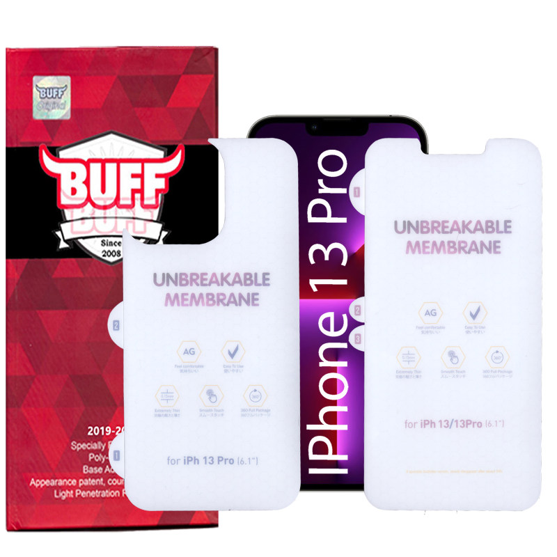 گلس گوشی اپل آیفون 13 پرو بوف مات مدل Hydrogel-matte به همراه محافظ پشت گوشی