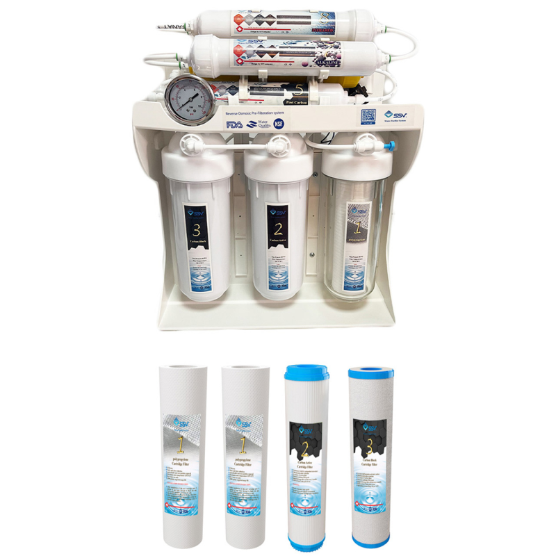 دستگاه تصفیه کننده آب اس اس وی مدل UltraPro X1000 M + 4F به همراه فیلتر