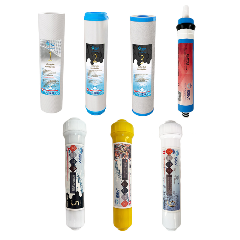 فیلتر دستگاه تصفیه آب اس اس وی مدل H730 PACK بسته 7 عددی