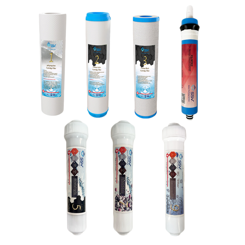 فیلتر دستگاه تصفیه آب اس اس وی مدل H735 PACK بسته 7 عددی